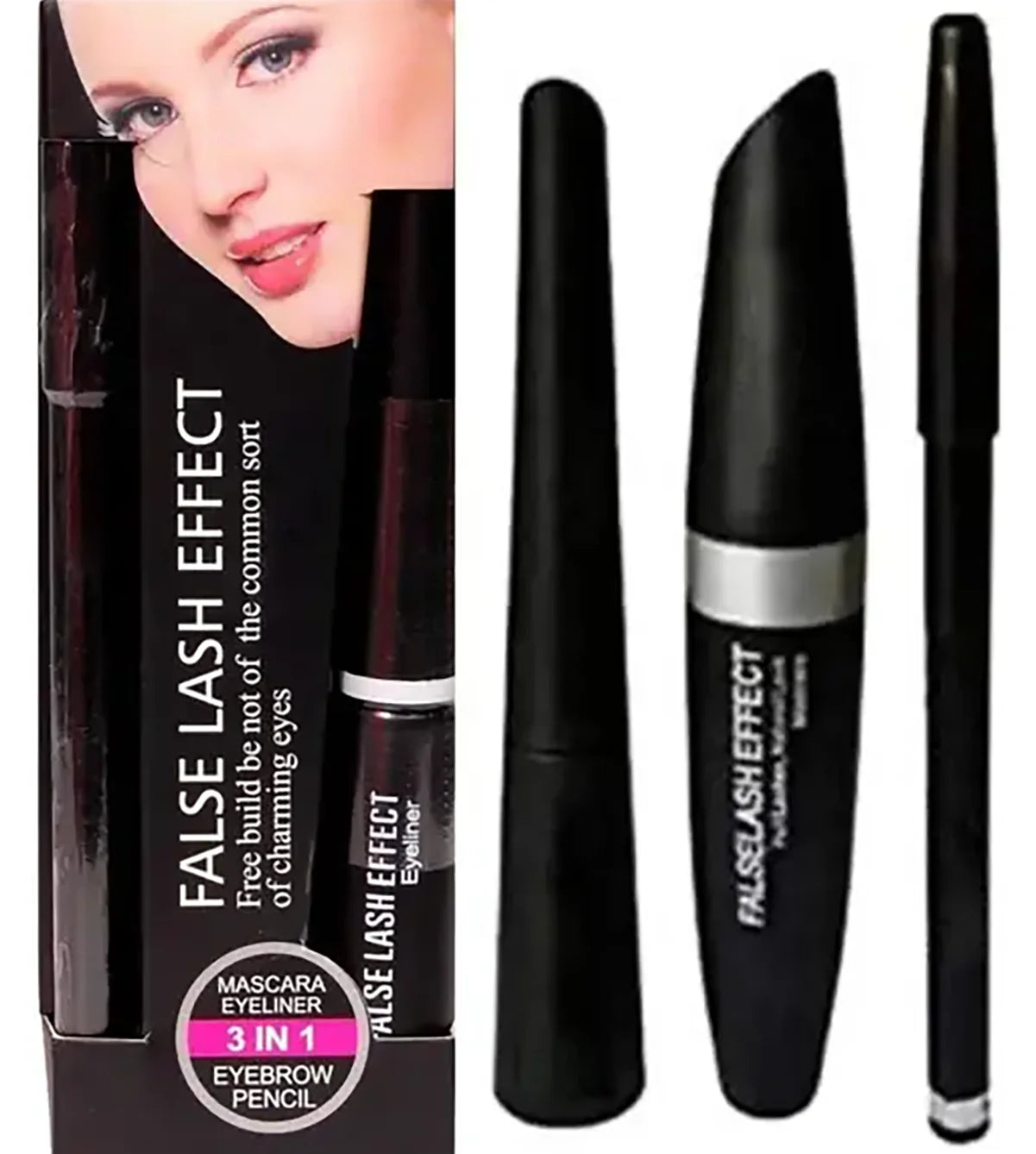 Waterproof Long Lasting 3-in-1 Mascara & Eyeliner