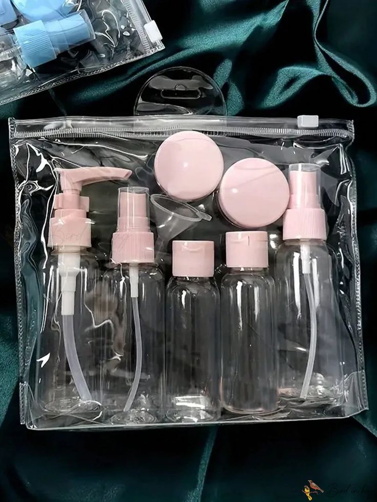 Portable Travel Cosmetics Bottles – Pack of 7