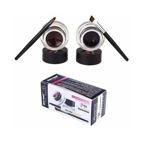 Music Flower Gel Eyeliner 6g (Black & Brown) – Combo Pack