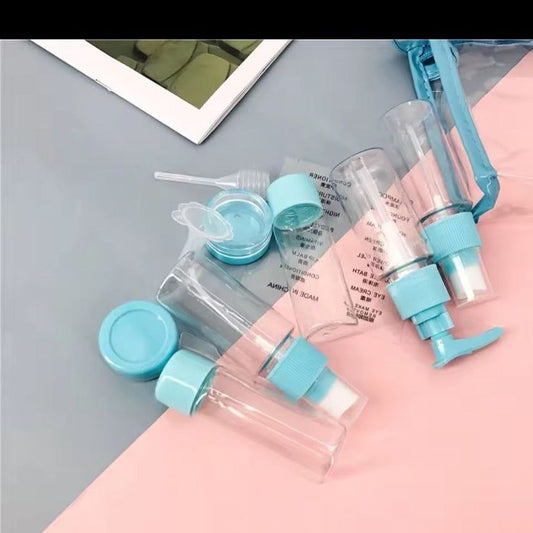 Portable Travel Cosmetics Bottles – Pack of 7