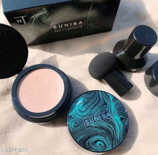 Sunisa 3 in 1 Air Cushion BB & CC Cream Foundation (Ivory, 20g)