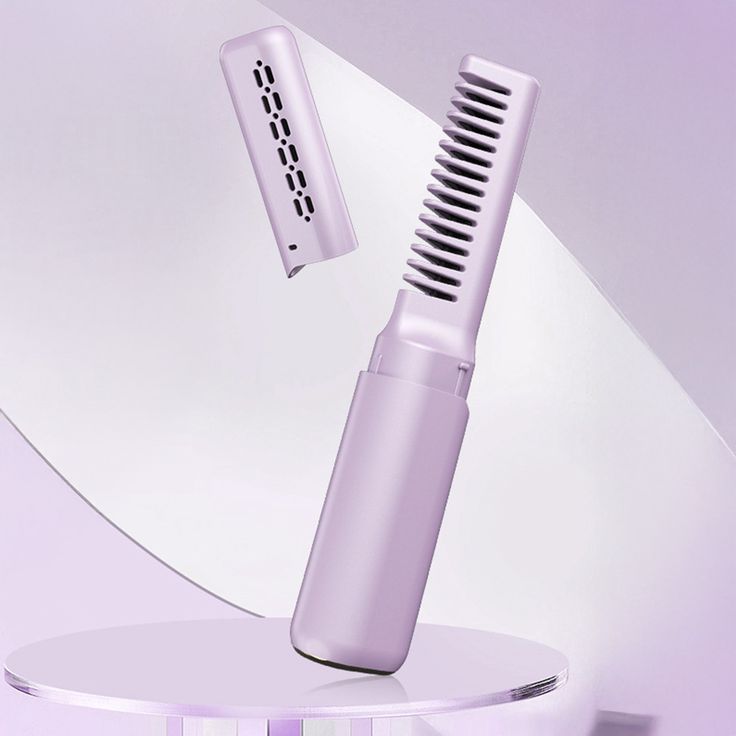 Meneflix Portable Mini Cordless Hair Straightener – Rechargeable Hot Comb