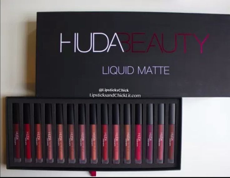 Huda Beauty Matte Finishing Lipstick – Pack of 12