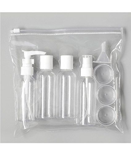 Portable Travel Cosmetics Bottles – Pack of 7
