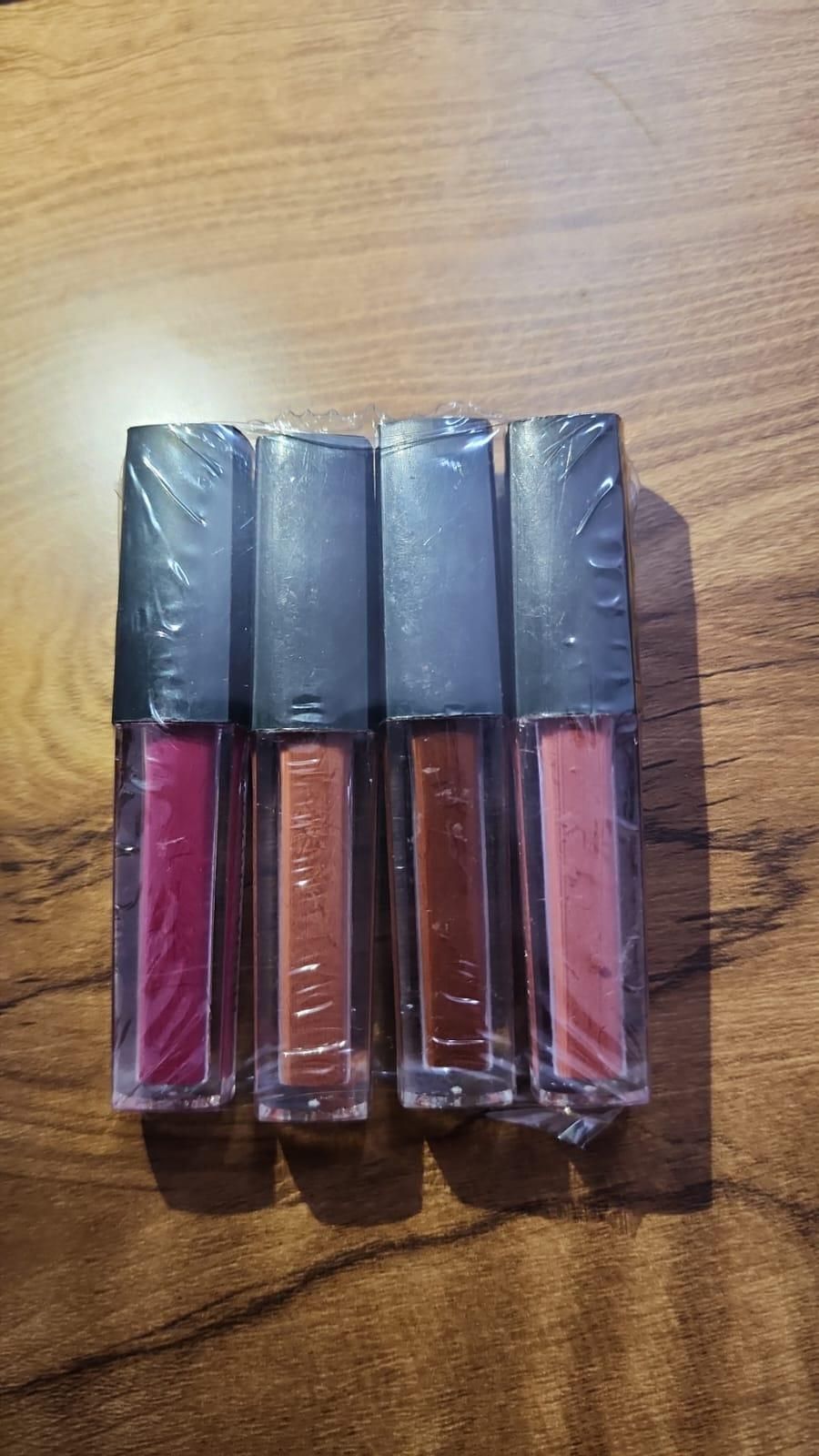 Nude Red Edition Liquid Lipstick Set – 4 Different Shades (16ml)