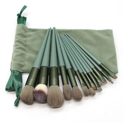 13 Pcs Makeup Brush Set with Travel Pouch