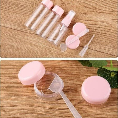 Portable Travel Cosmetics Bottles – Pack of 7