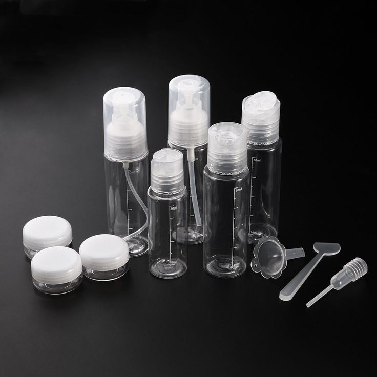 Portable Travel Cosmetics Bottles – Pack of 7
