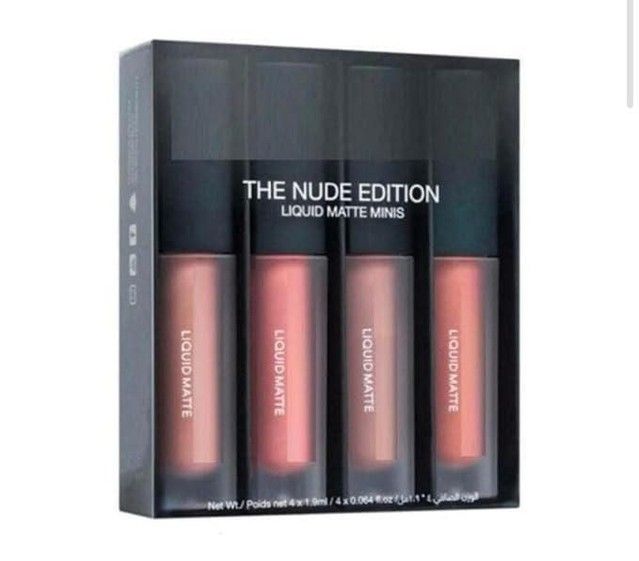 Nude Red Edition Liquid Lipstick Set – 4 Different Shades (16ml)