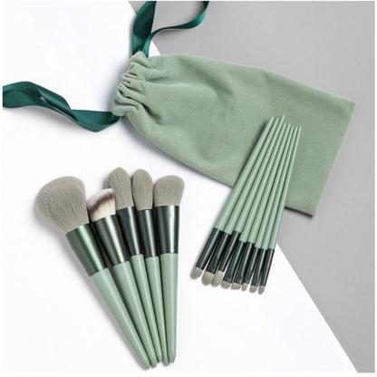 13 Pcs Makeup Brush Set with Travel Pouch