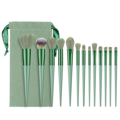 13 Pcs Makeup Brush Set with Travel Pouch