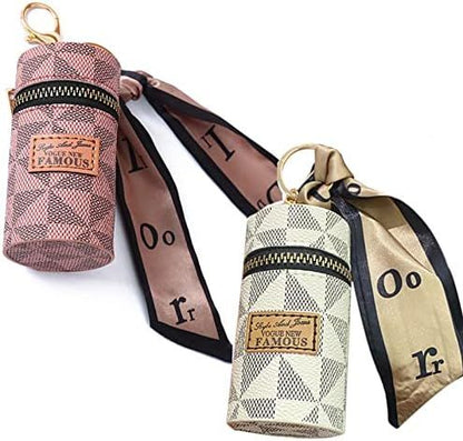 Mini Lipstick Case with Keychain