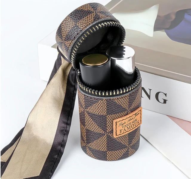 Mini Lipstick Case with Keychain