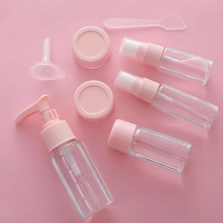 Portable Travel Cosmetics Bottles – Pack of 7
