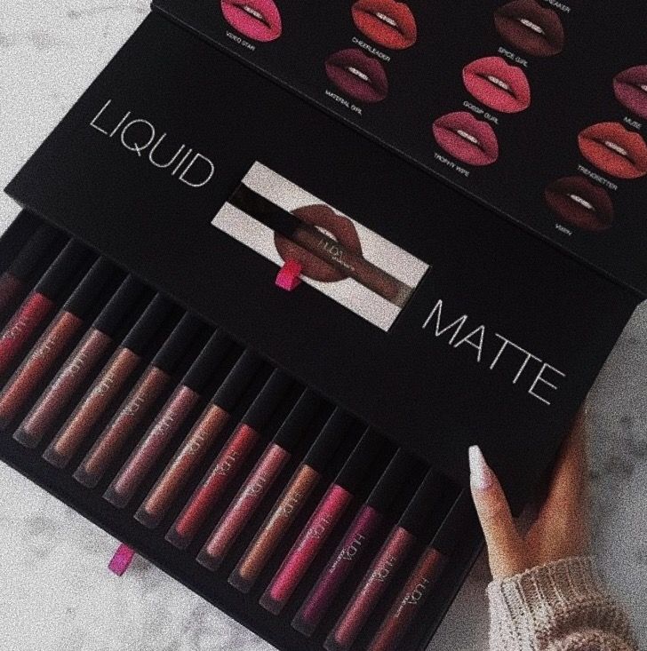 Huda Beauty Matte Finishing Lipstick – Pack of 12