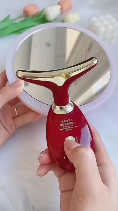2 in 1 Anti-Wrinkle Facial Massager for Skin Care